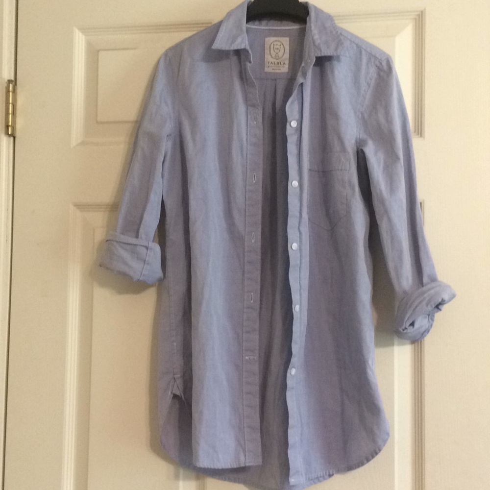 Talula button down boyfriend fit blouse